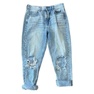 American Eagle Ripped Mom Jeans